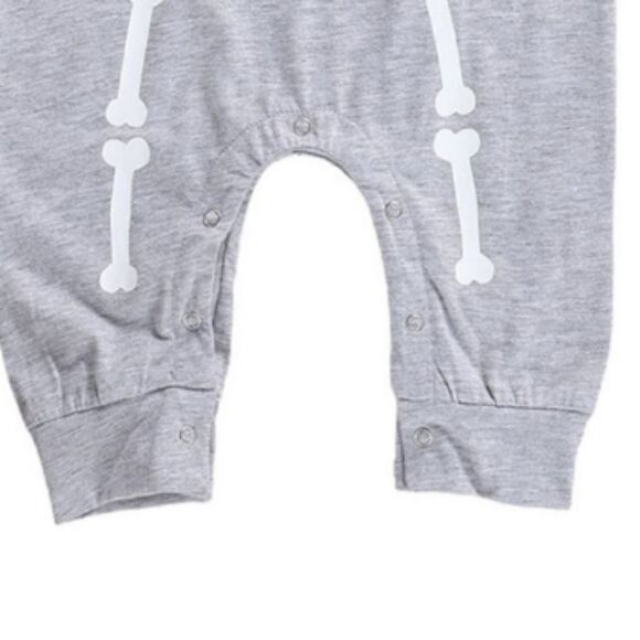 NWT Infant Skeleton Romper w/ Tattoo Sleeves - Picture 3 of 4